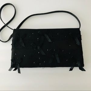 Neiman Marcus Prabal Gurung black evening bag